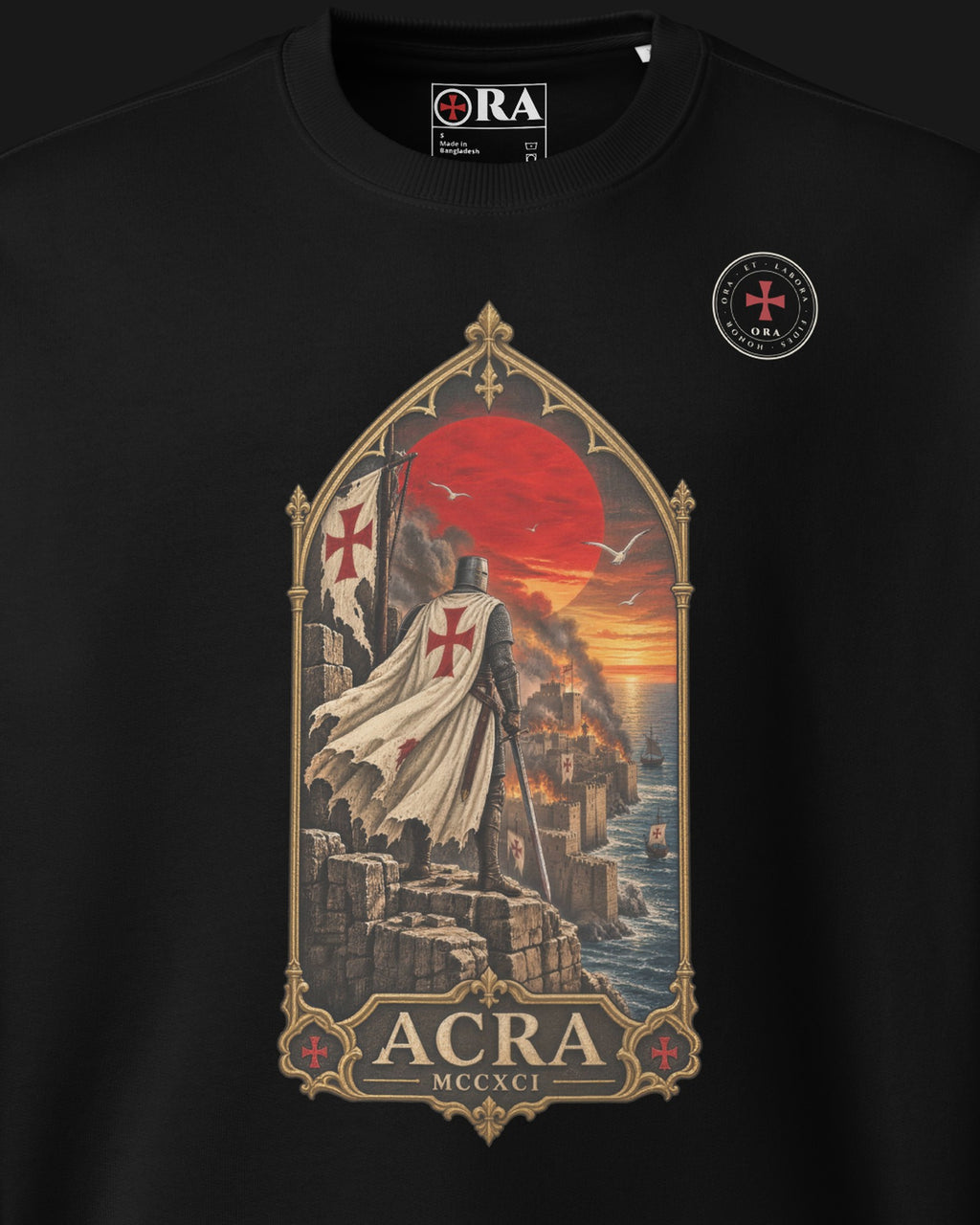 ORA Acra Sweatshirt – print detail · Nox
