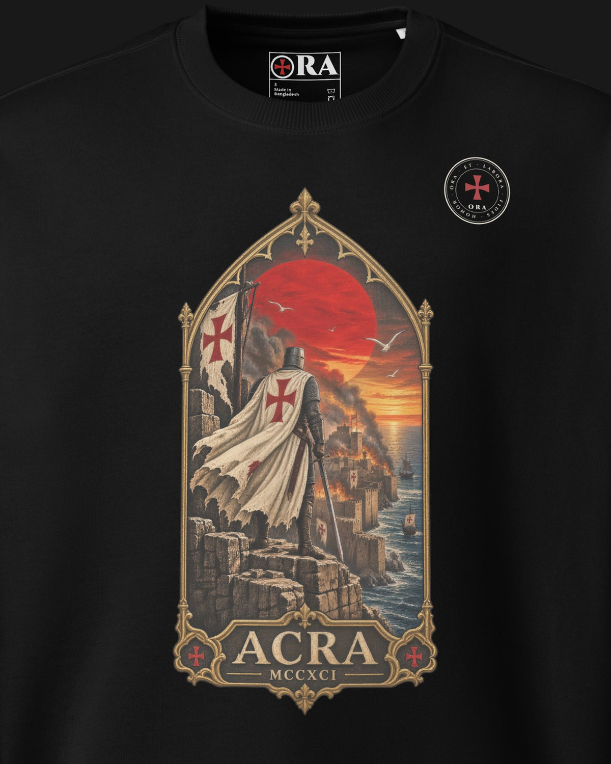 ORA Acra Sweatshirt – print detail · Nox