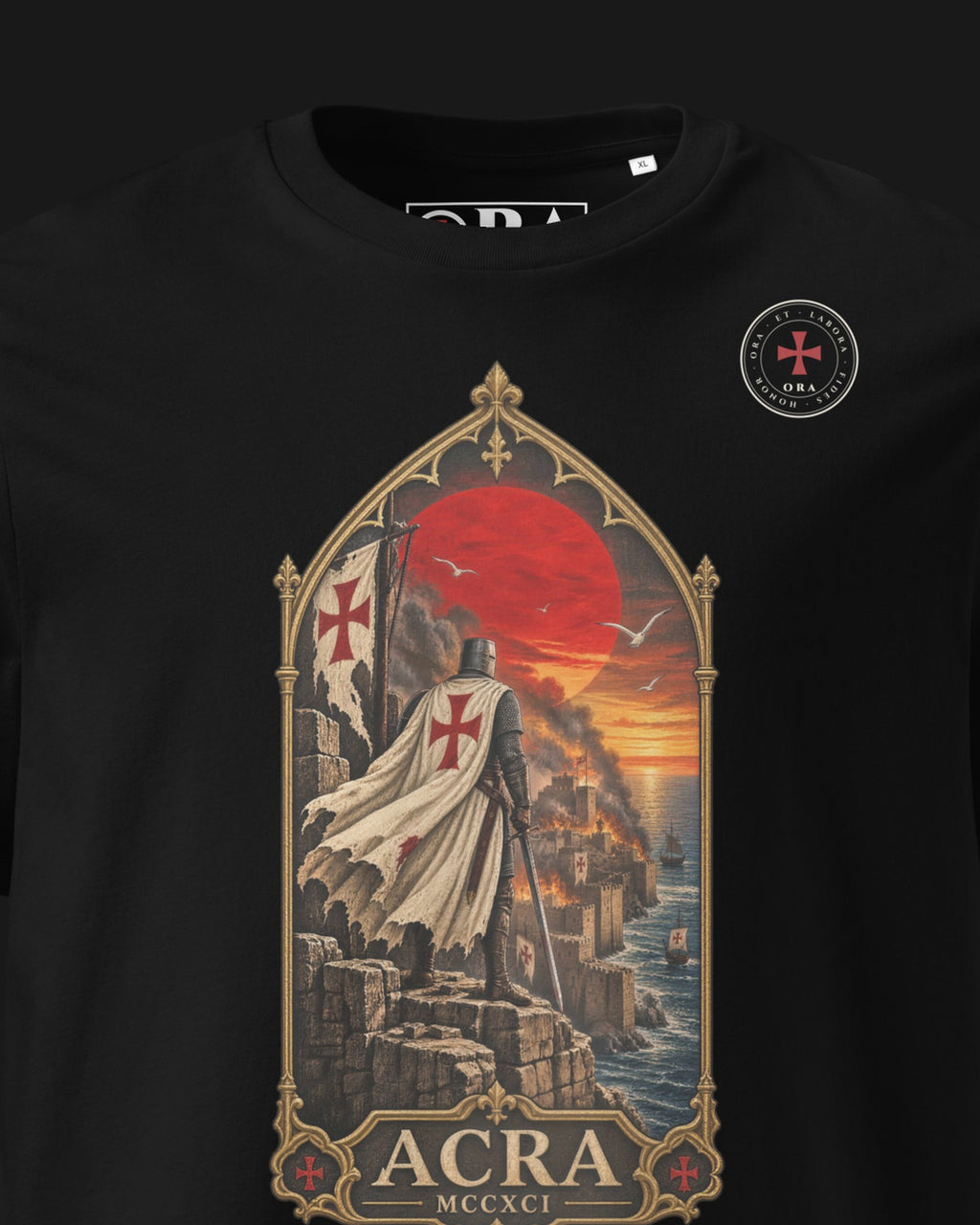 ORA Acra T-Shirt – print detail · Nox