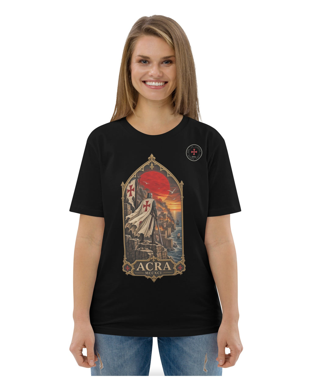 ORA Acra T-Shirt – worn by model · Nox