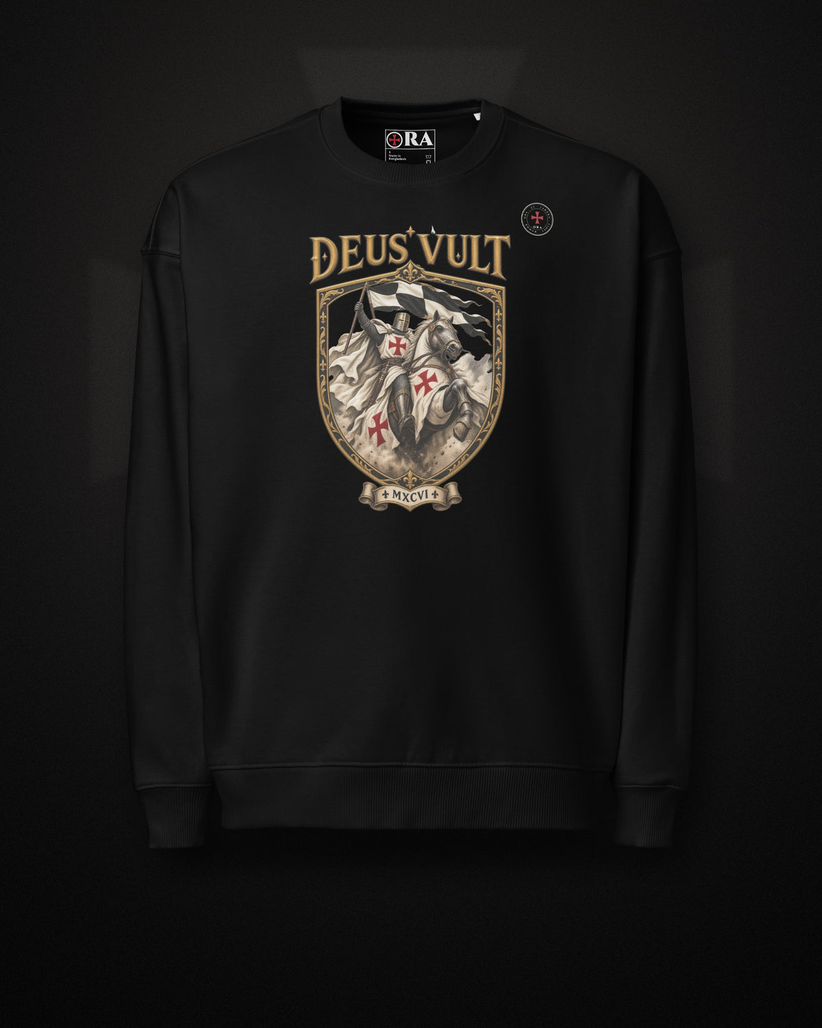 ORA Deus Vult Sweatshirt – front · Nox