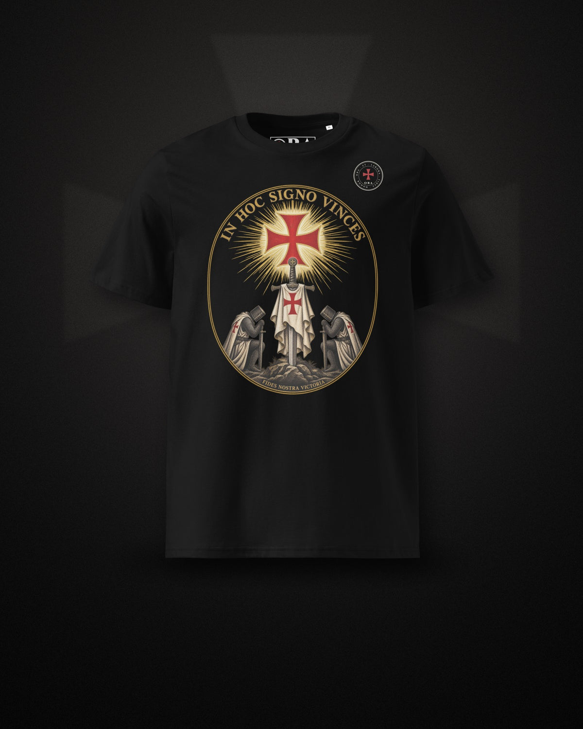 ORA In Hoc Signo T-Shirt – front · Nox