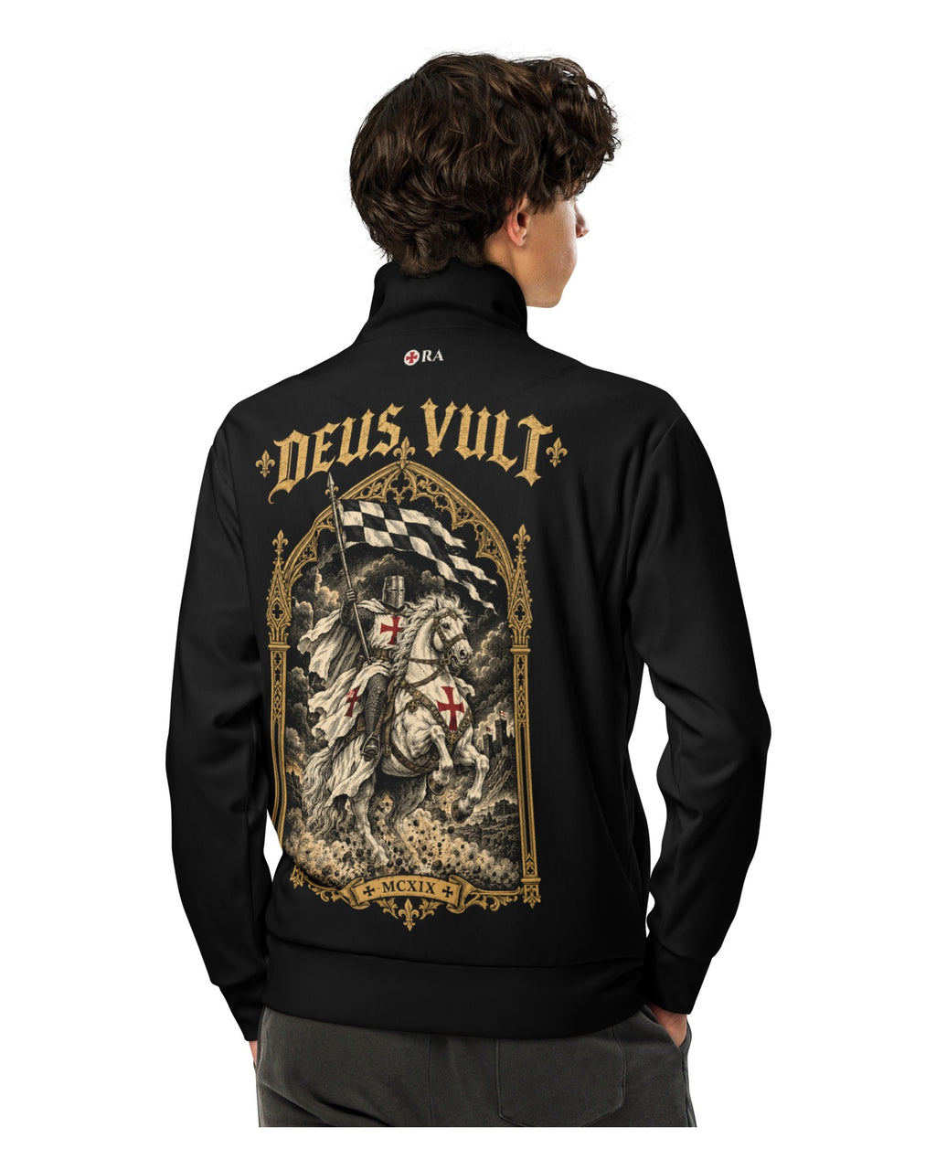ORA Crux Divisa Track Jacket – costas, modelo · Nox