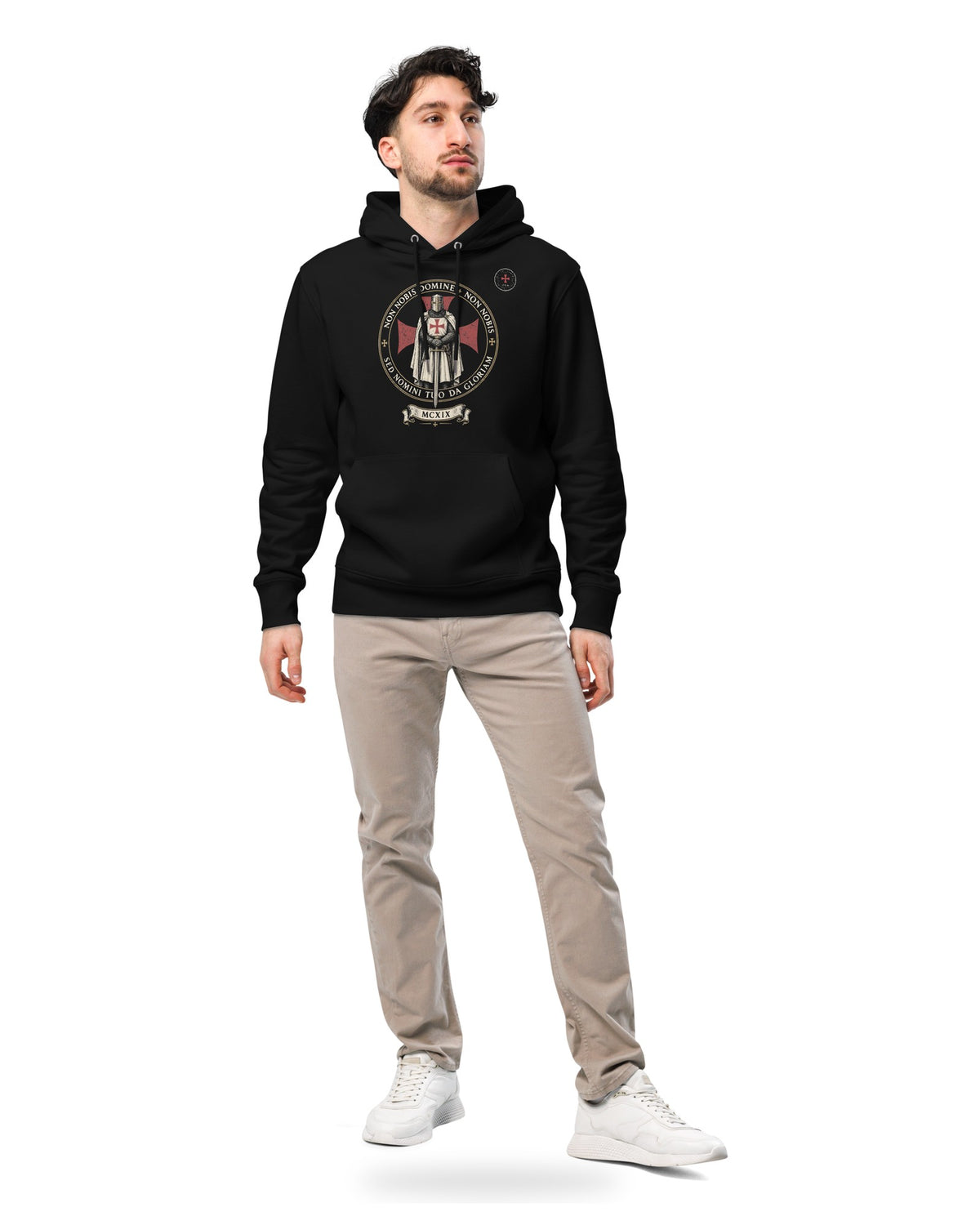 ORA Non Nobis Hoodie – worn by model · Nox