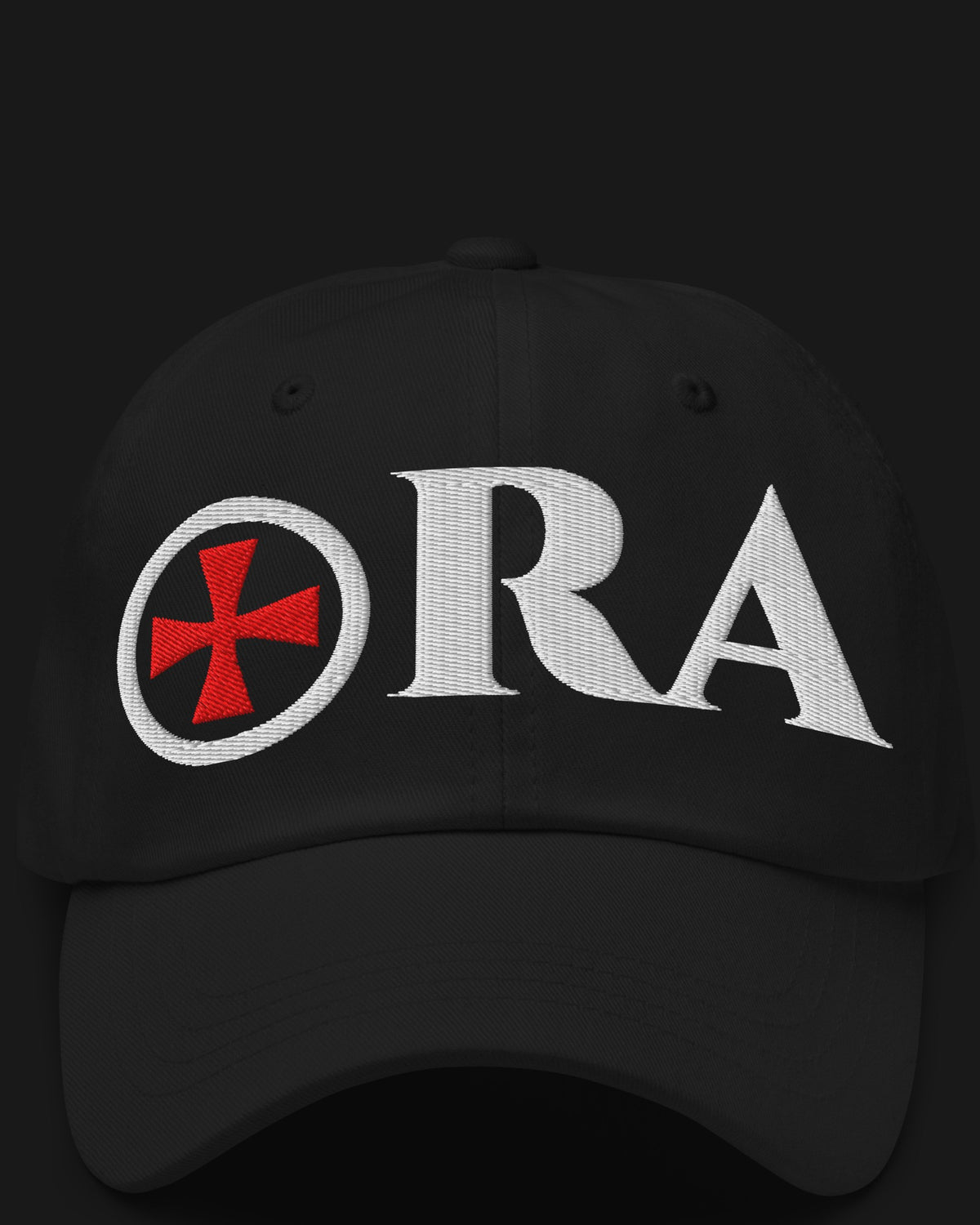 ORA Signum Cap – embroidery detail