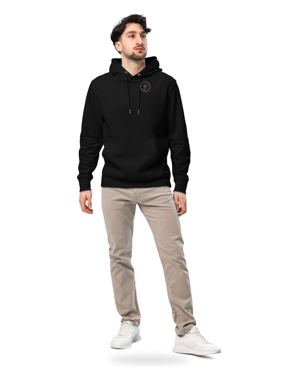 ORA Signum Hoodie – worn by model · Nox
