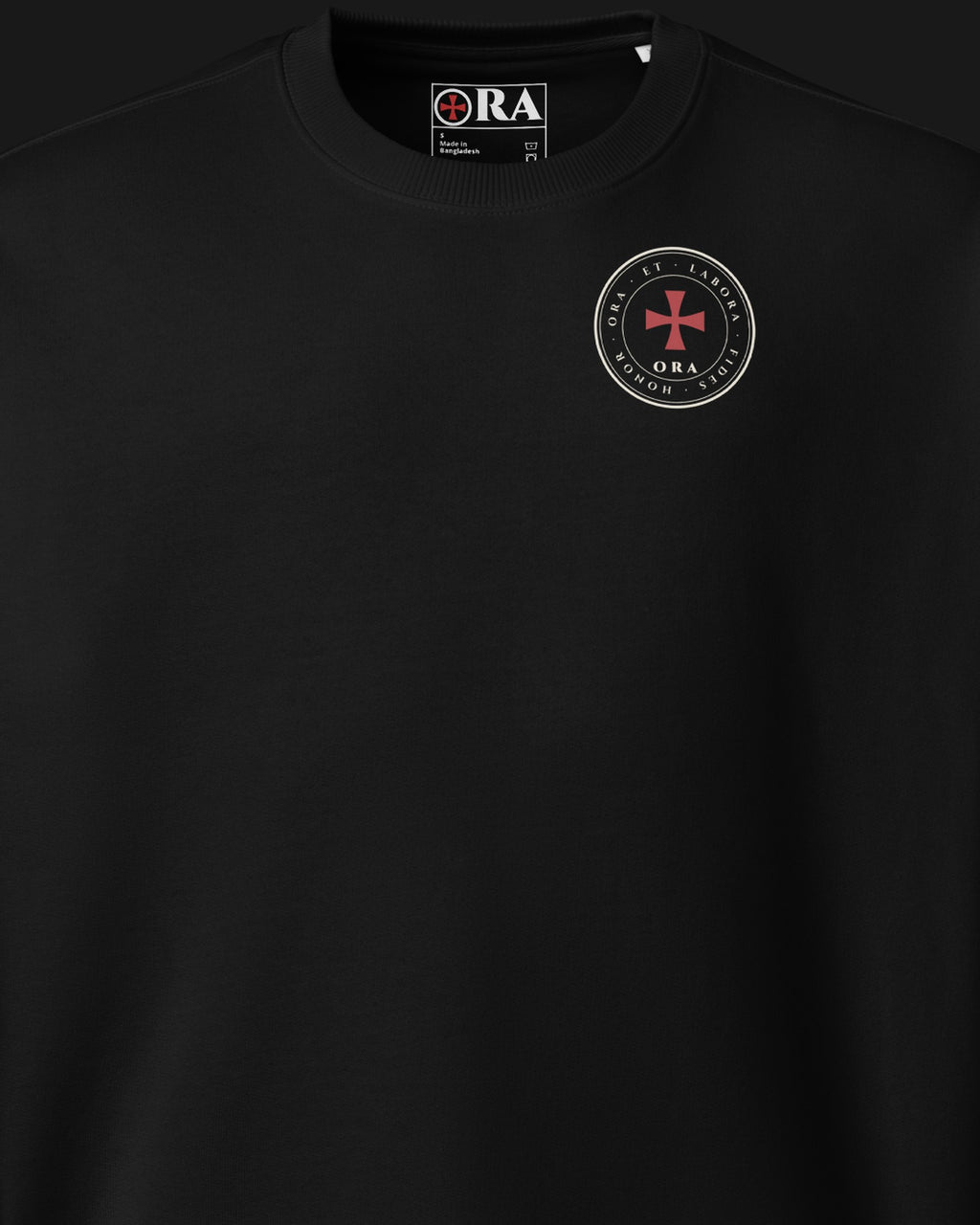 ORA Signum Sweatshirt – detail · Nox
