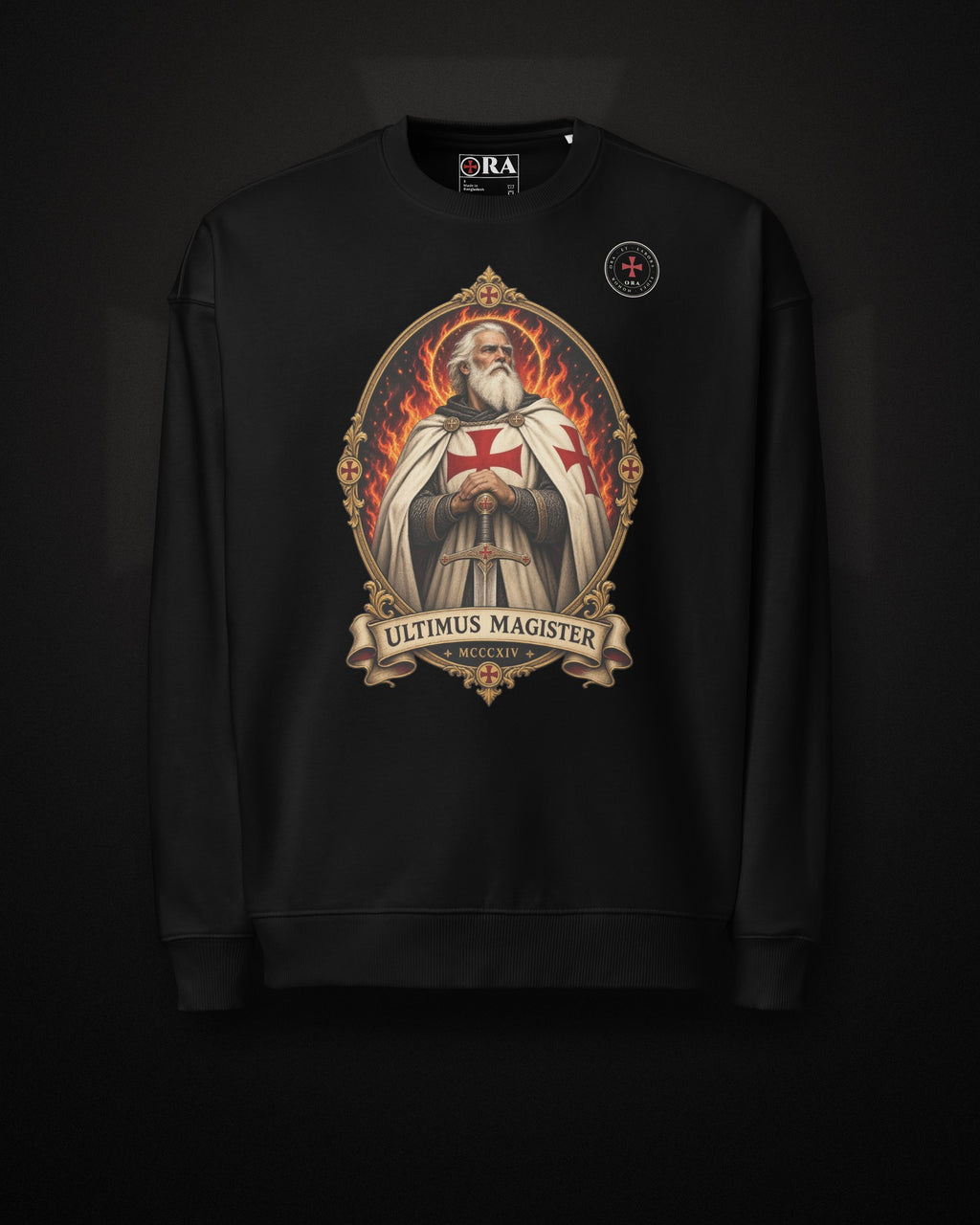ORA Ultimus Magister Sweatshirt – front · Nox
