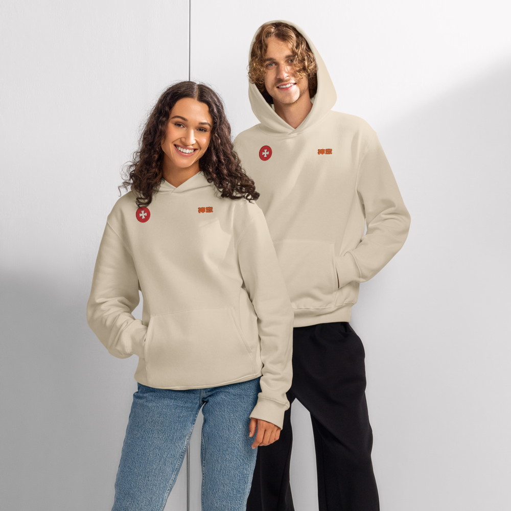 ORA Holy Wave Oversized Hoodie Cream – duo
